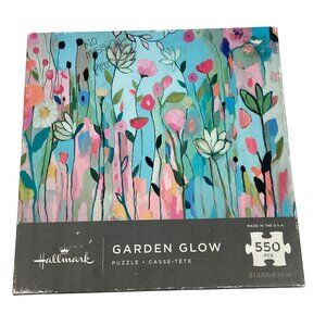Hallmark “Garden Glow” 550-Piece Puzzle Artful Floral Design 18x24 Made In USA